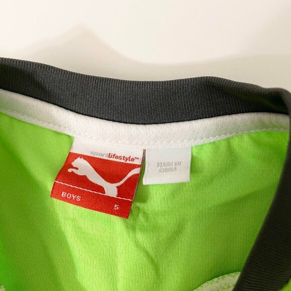 Puma Kids Tshirt Boys Size 5 Shirt Flaws - Picture 4 of 16
